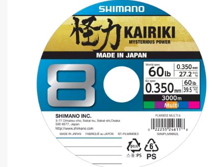 Shimano Lenze Kairiki 8 Multicolor mt. 3000